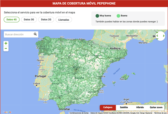 mapa cobertura pepephone